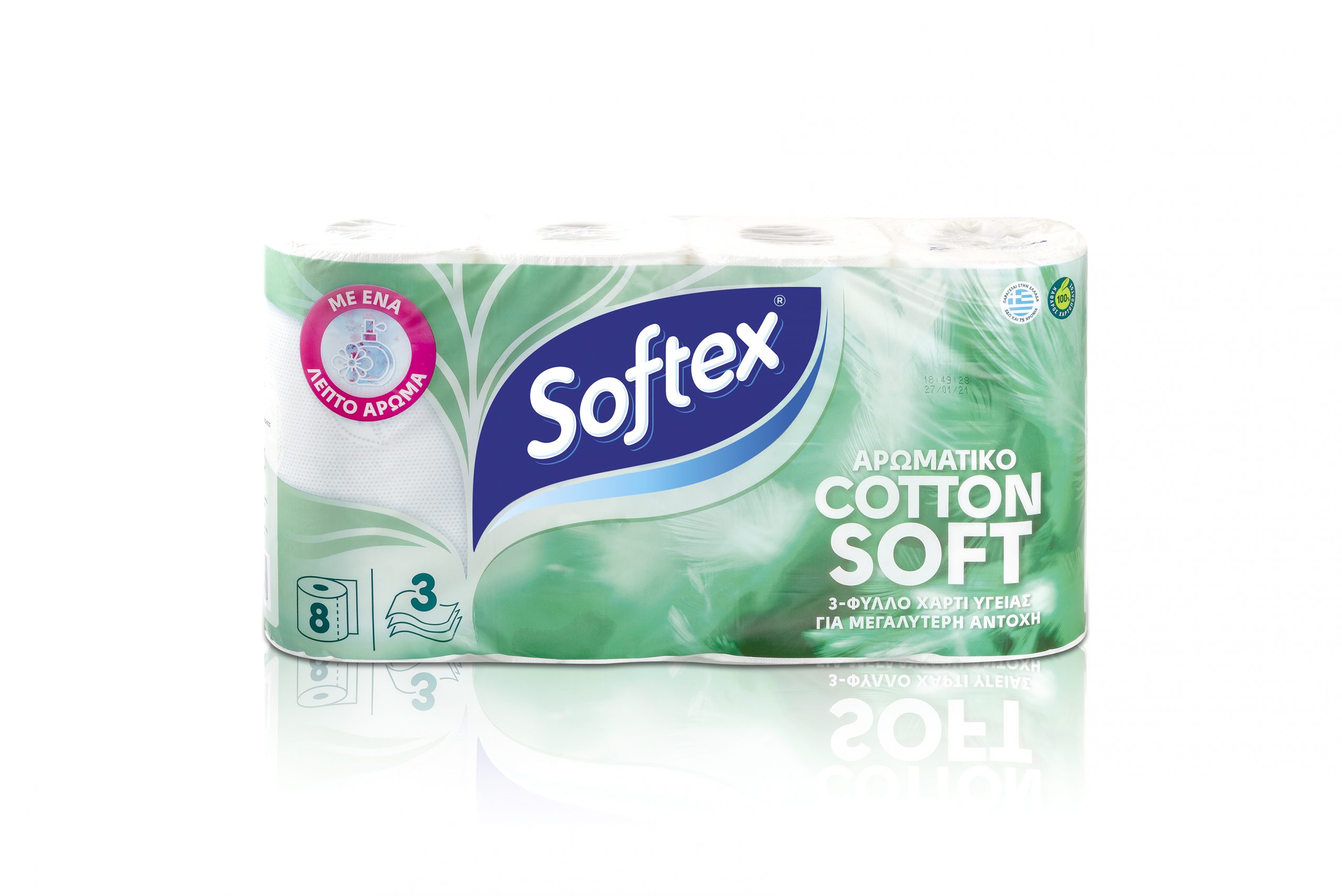 SCENTED COTTON SOFT (8 ROLLS) – Softex